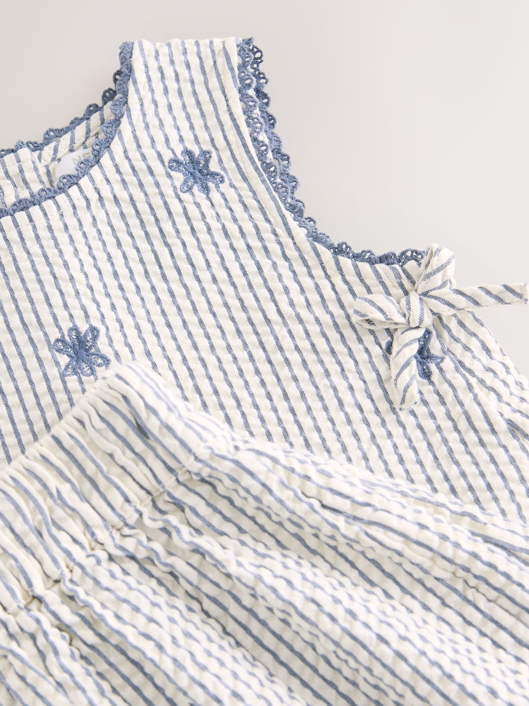 Blue Stripe Blouse and Trousers set (3mths-7yrs) image 8