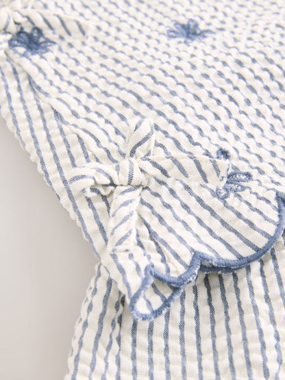 Blue Stripe Blouse and Trousers set (3mths-7yrs) image 9