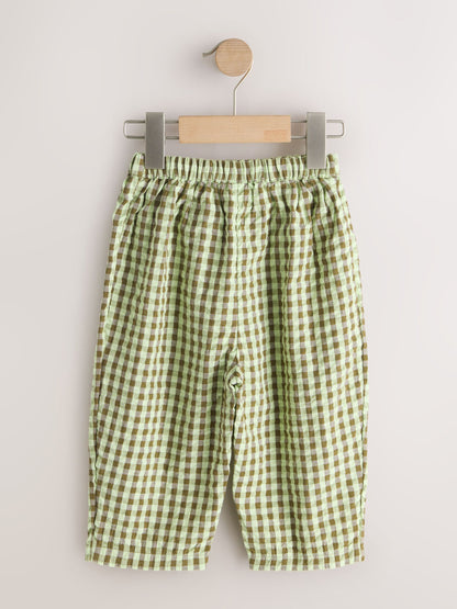 Green Pullon Trousers (3mths-7yrs) image 2