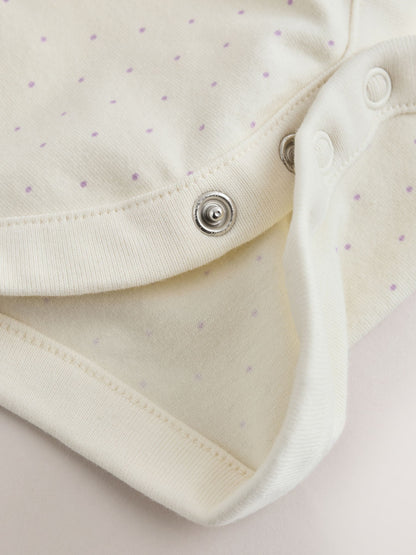 Purple Character Baby Dungarees and Bodysuits Set 2 Piece (0mths-2yrs) image 8