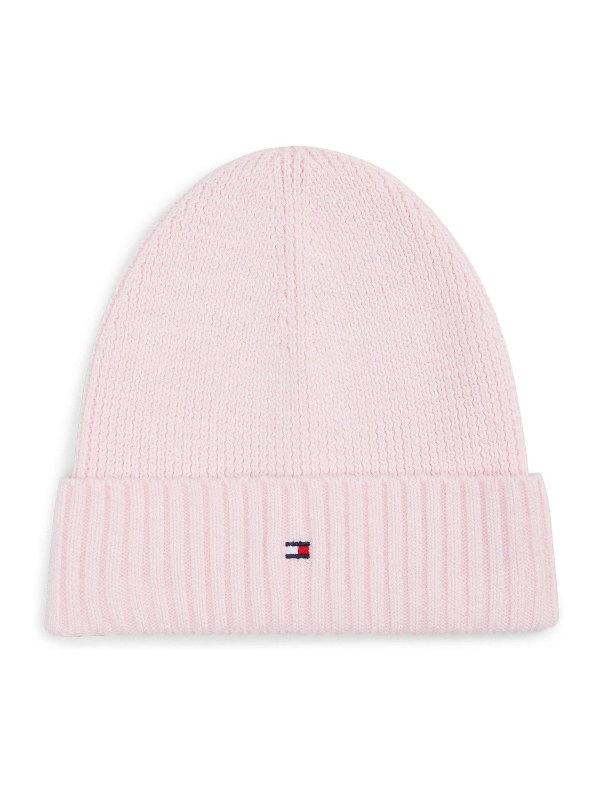 Tommy Hilfiger Pink Kids Essential Flag Embroidery Cotton Beanie - image 1