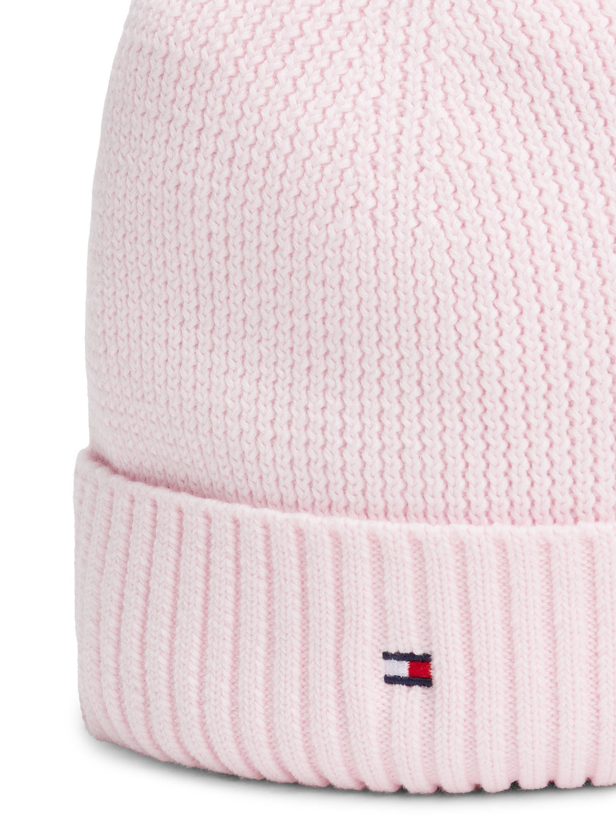 Tommy Hilfiger Pink Kids Essential Flag Embroidery Cotton Beanie - image 3
