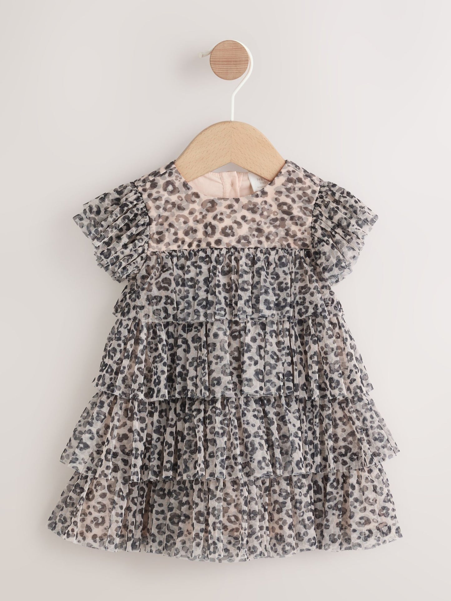 Leopard Print Baby Mesh Dress (0mths-2yrs) image 4