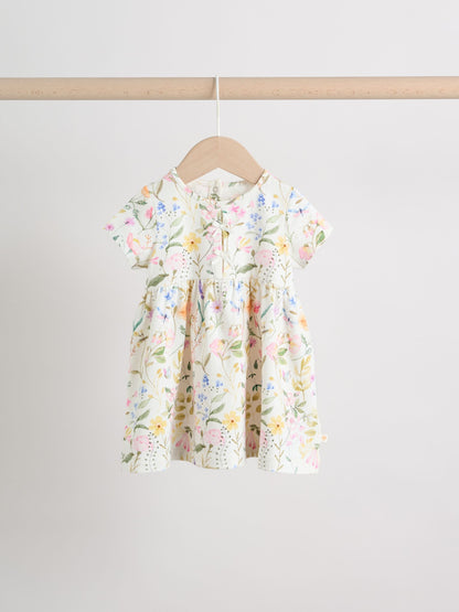 Pink Fairy Baby Short Sleeve Dresse 2 Pack (0mths-3yrs) image 2