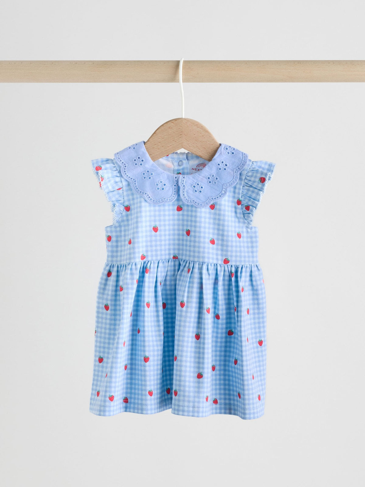 Dsiney Kidz - White Strawberry Baby Short Sleeve Dresse 2 Pack (0mths-3yrs) image 3