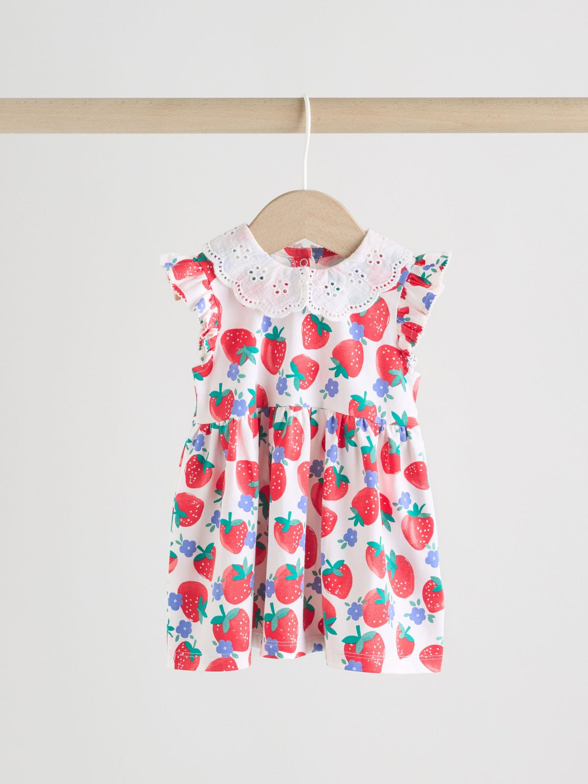 Dsiney Kidz - White Strawberry Baby Short Sleeve Dresse 2 Pack (0mths-3yrs) image 4