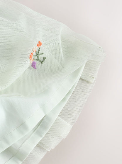 Sage Green Baby Mesh Dress (0mths-2yrs) image 7