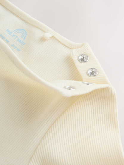 Blue Stripe Baby Knitted Dunagrees and Bodysuit Set (0mths-2yrs) image 3