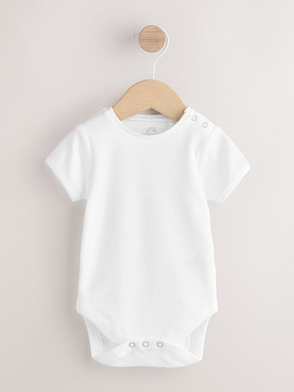 Neutral Stripe Woven Dungaree and Bodysuit Baby Set (0mths-2yrs) image 3