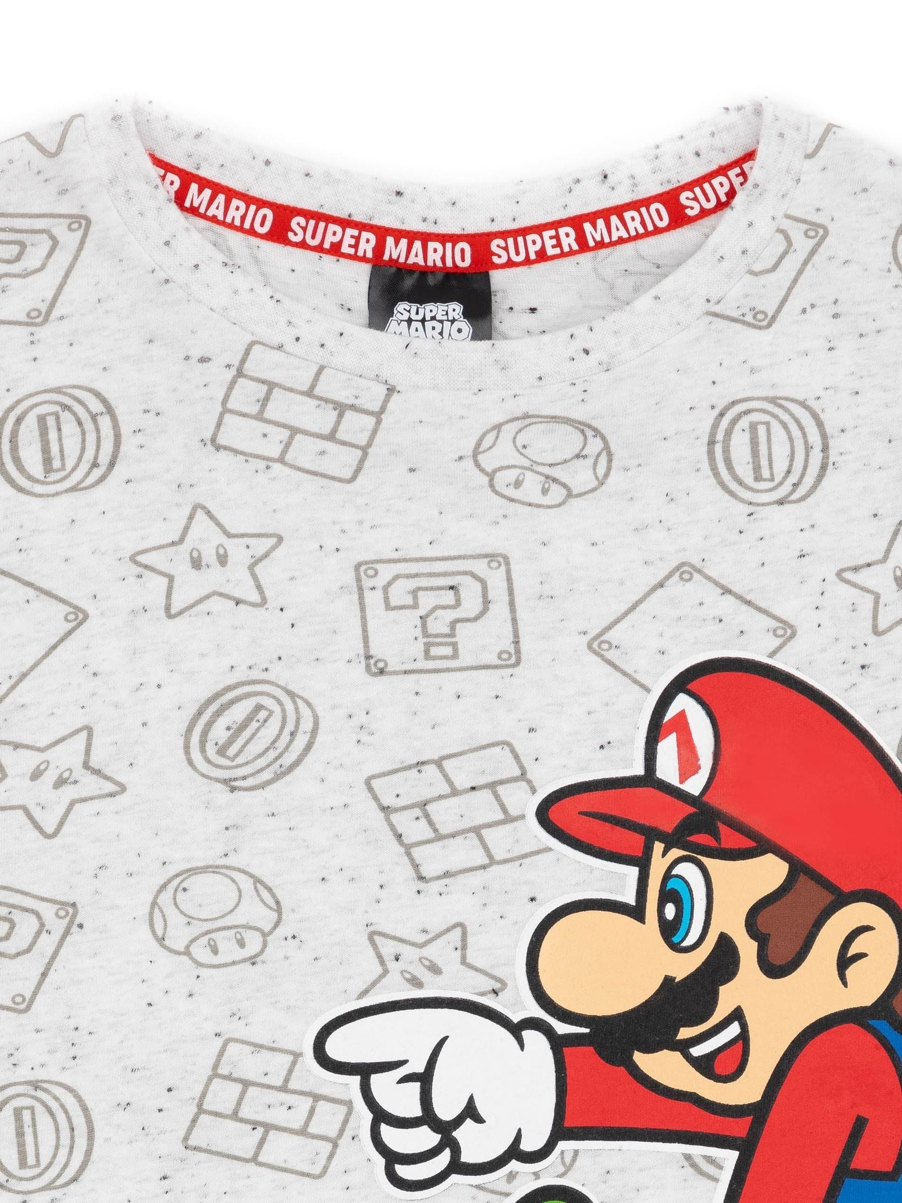Dsiney Kidz - Vanilla Underground Grey Boys Nintendo Super Mario and Yoshi Short Sleeved T-Shirt image 5