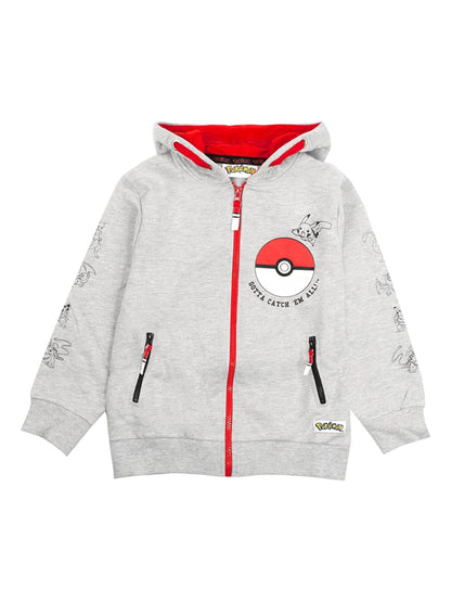 Dsiney Kidz - Vanilla Underground Grey Boys Pokemon Print Hoodie image 2
