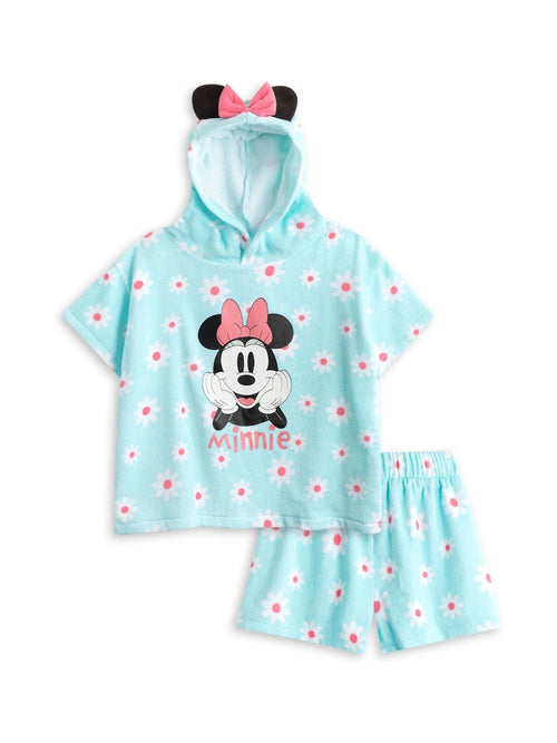Dsiney Kidz - Vanilla Underground Blue Girls Disney Minnie Mouse Towelling Cotton Co-ord Coverup 2 Piece image 1