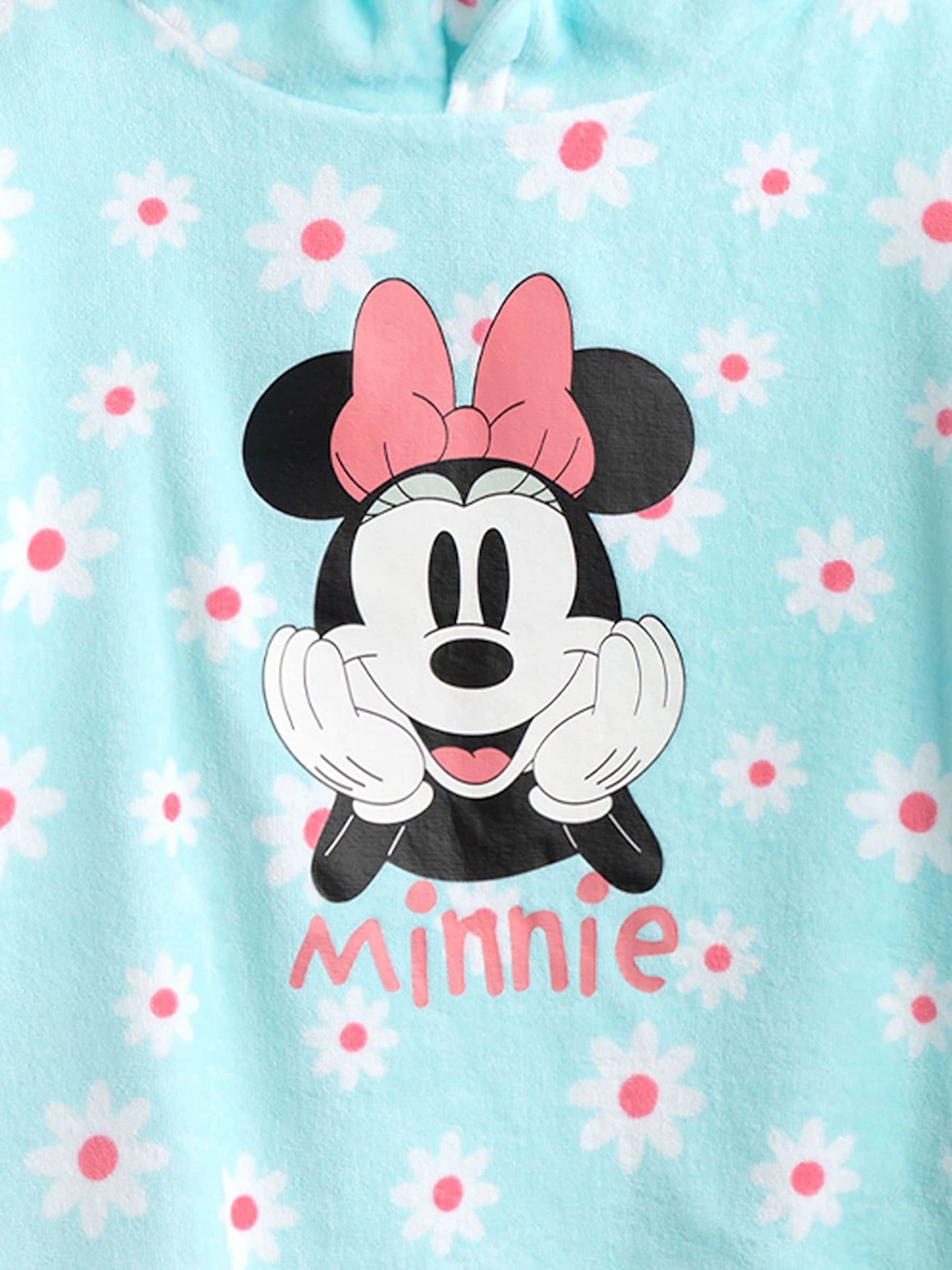 Dsiney Kidz - Vanilla Underground Blue Girls Disney Minnie Mouse Towelling Cotton Co-ord Coverup 2 Piece image 5