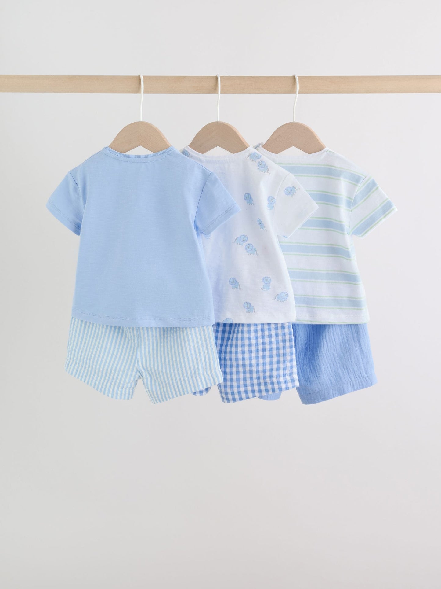 Blue Lion Tops and Shorts Baby Set 6 Piece (0mths-3yrs) image 2