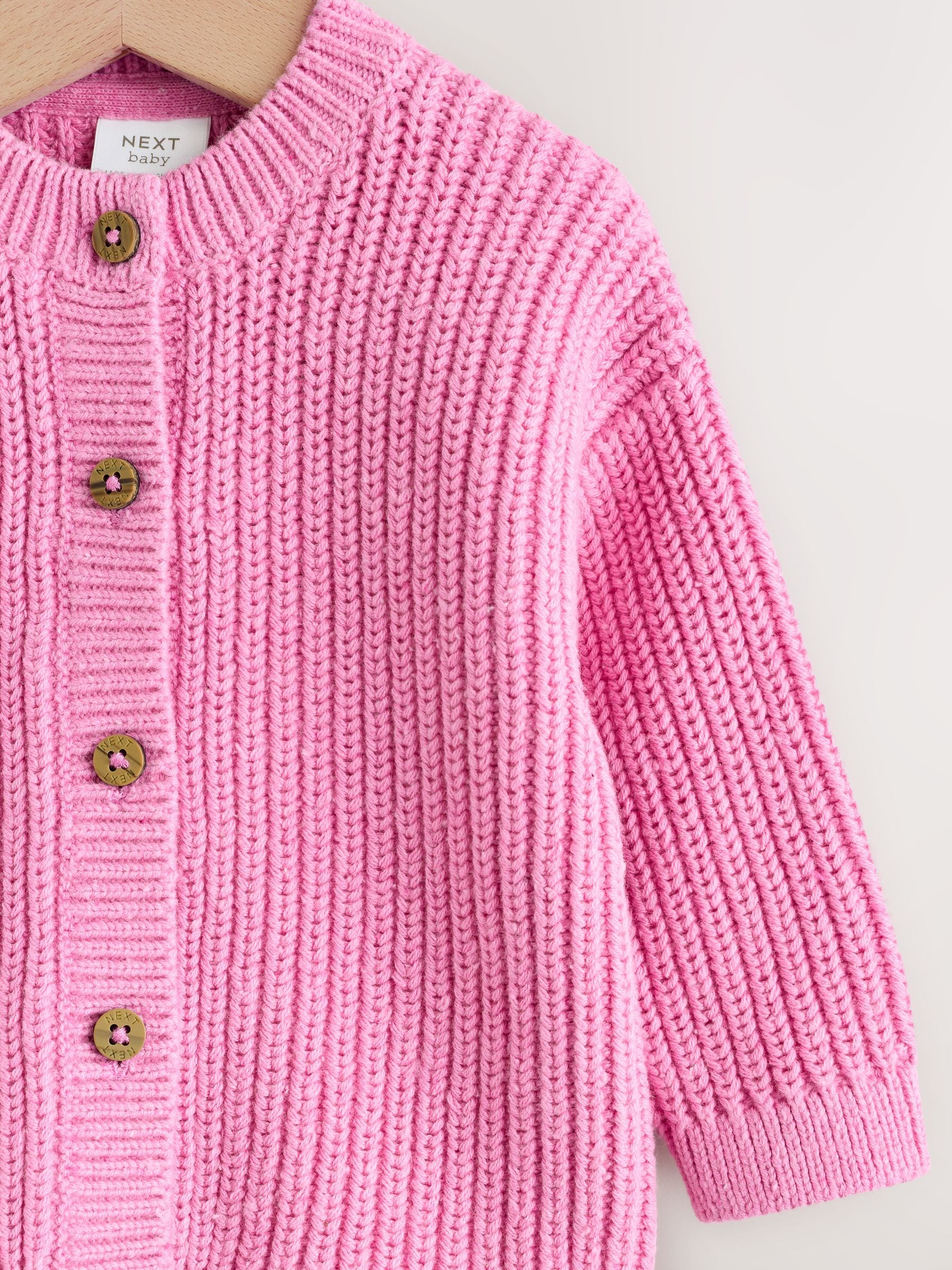 Dsiney Kidz - Pink Little Giggles Baby Embroidered Back Cardigan (0mths-2yrs) image 3