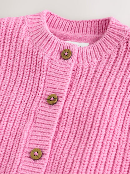 Dsiney Kidz - Pink Little Giggles Baby Embroidered Back Cardigan (0mths-2yrs) image 4
