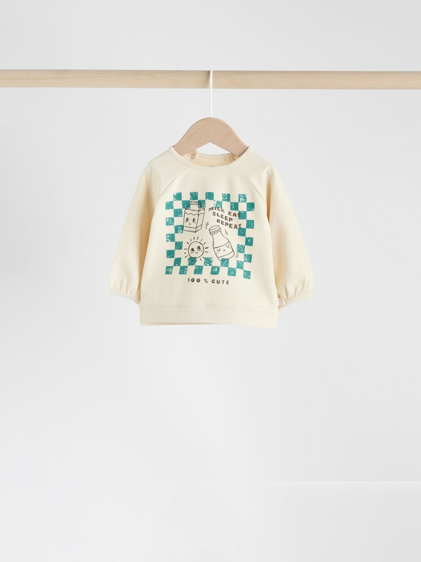 Blue/Green Milk Club Baby Top & Leggings 6 Piece Set (0mths-3yrs) image 2