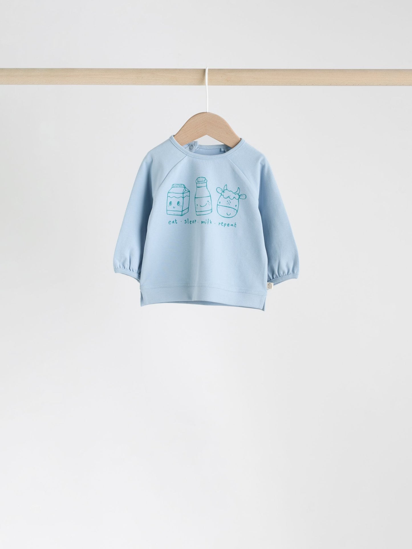 Blue/Green Milk Club Baby Top & Leggings 6 Piece Set (0mths-3yrs) image 4