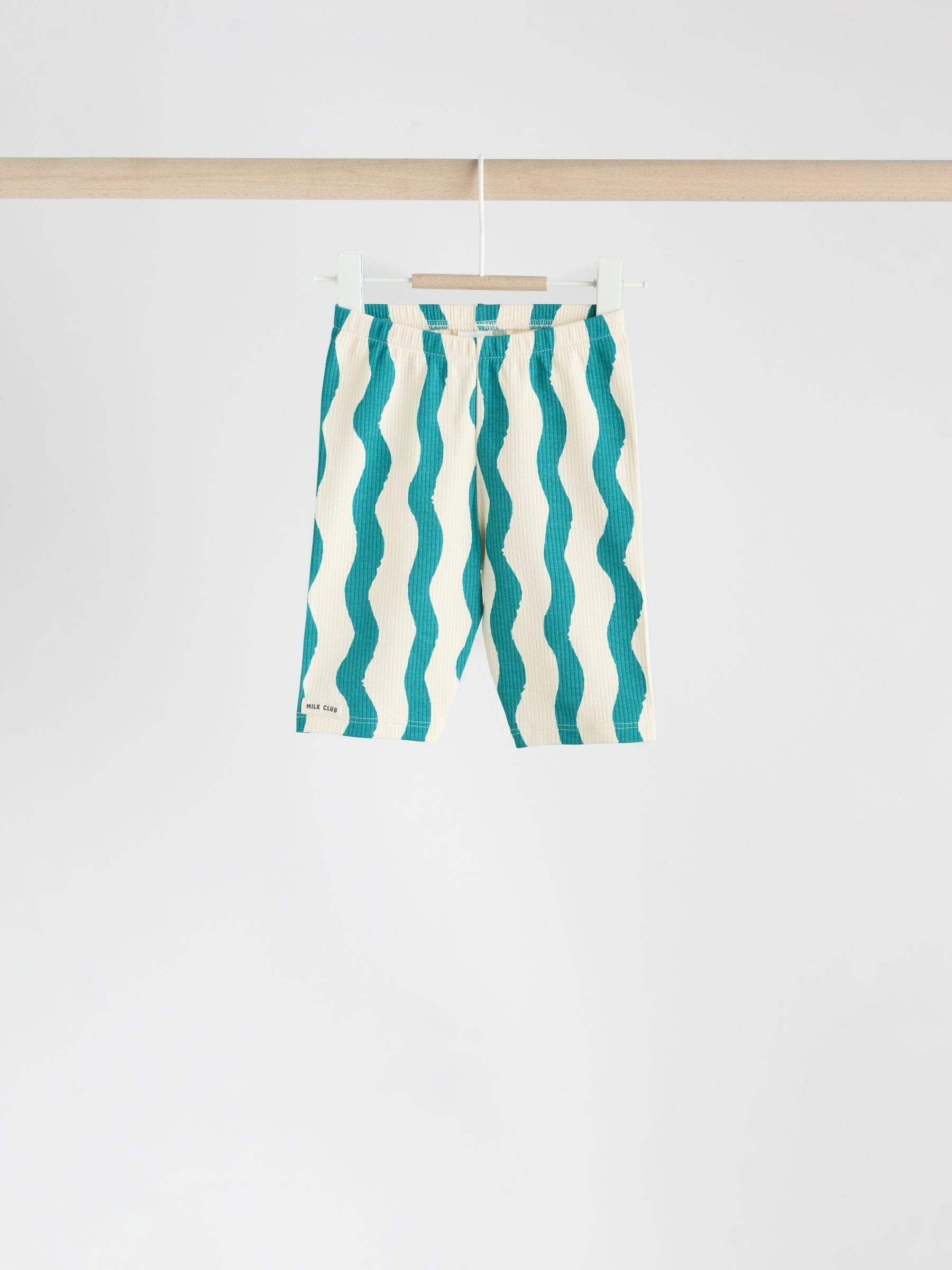 Blue/Green Milk Club Baby Top & Leggings 6 Piece Set (0mths-3yrs) image 7