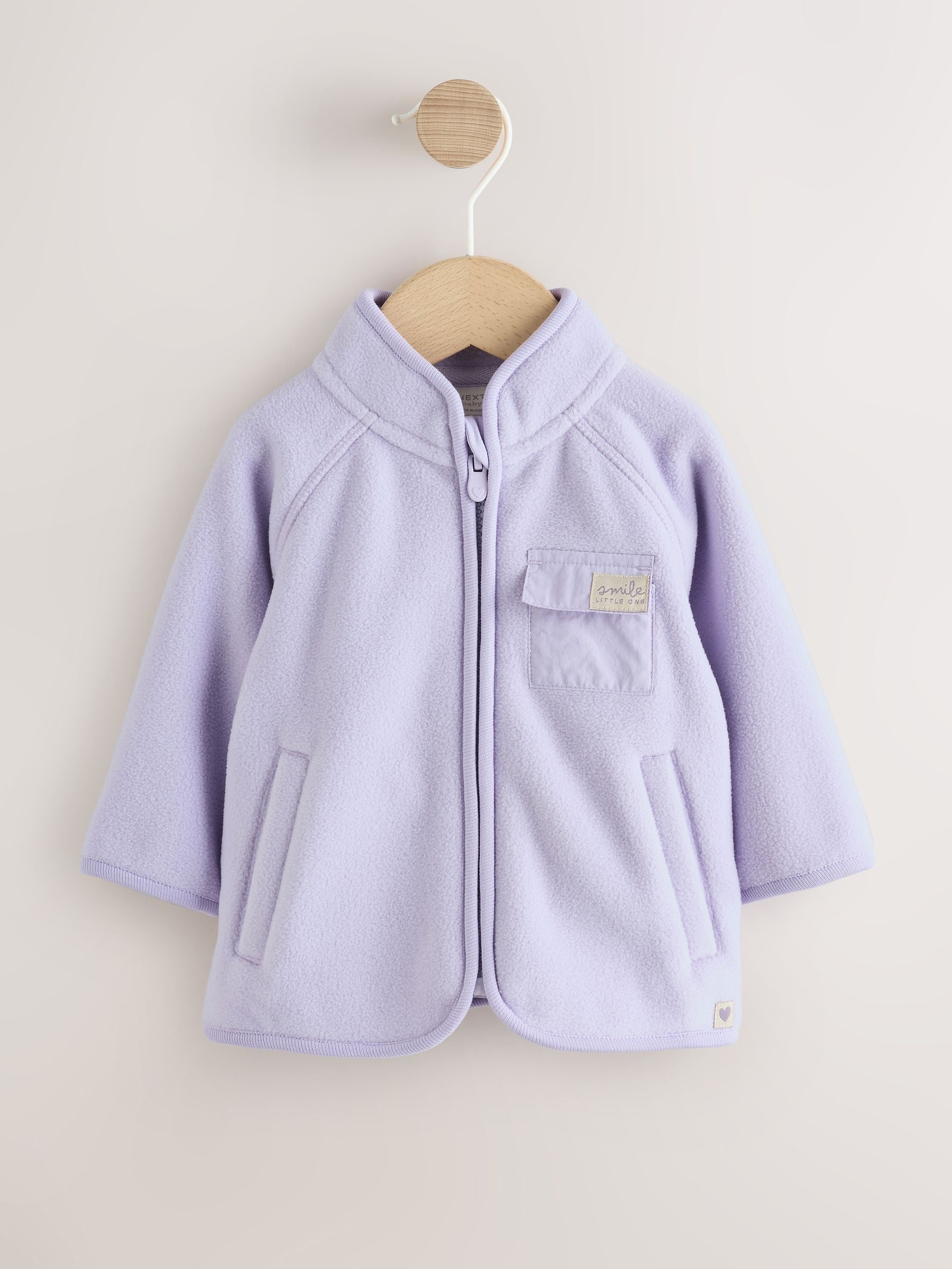Dsiney Kidz - Lilac Purple Microfleece Baby Jacket (0mths-2yrs) image 1