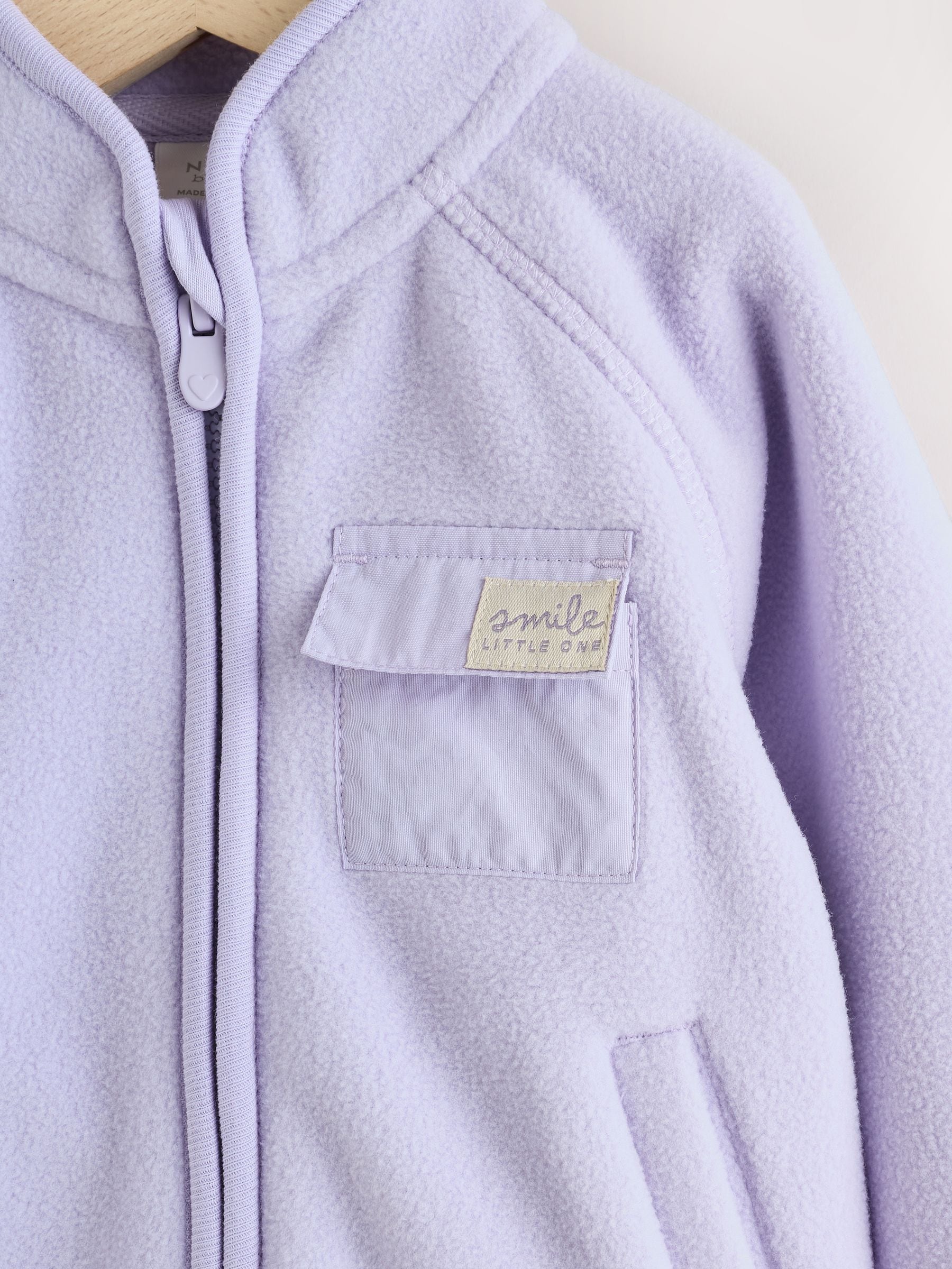 Dsiney Kidz - Lilac Purple Microfleece Baby Jacket (0mths-2yrs) image 3