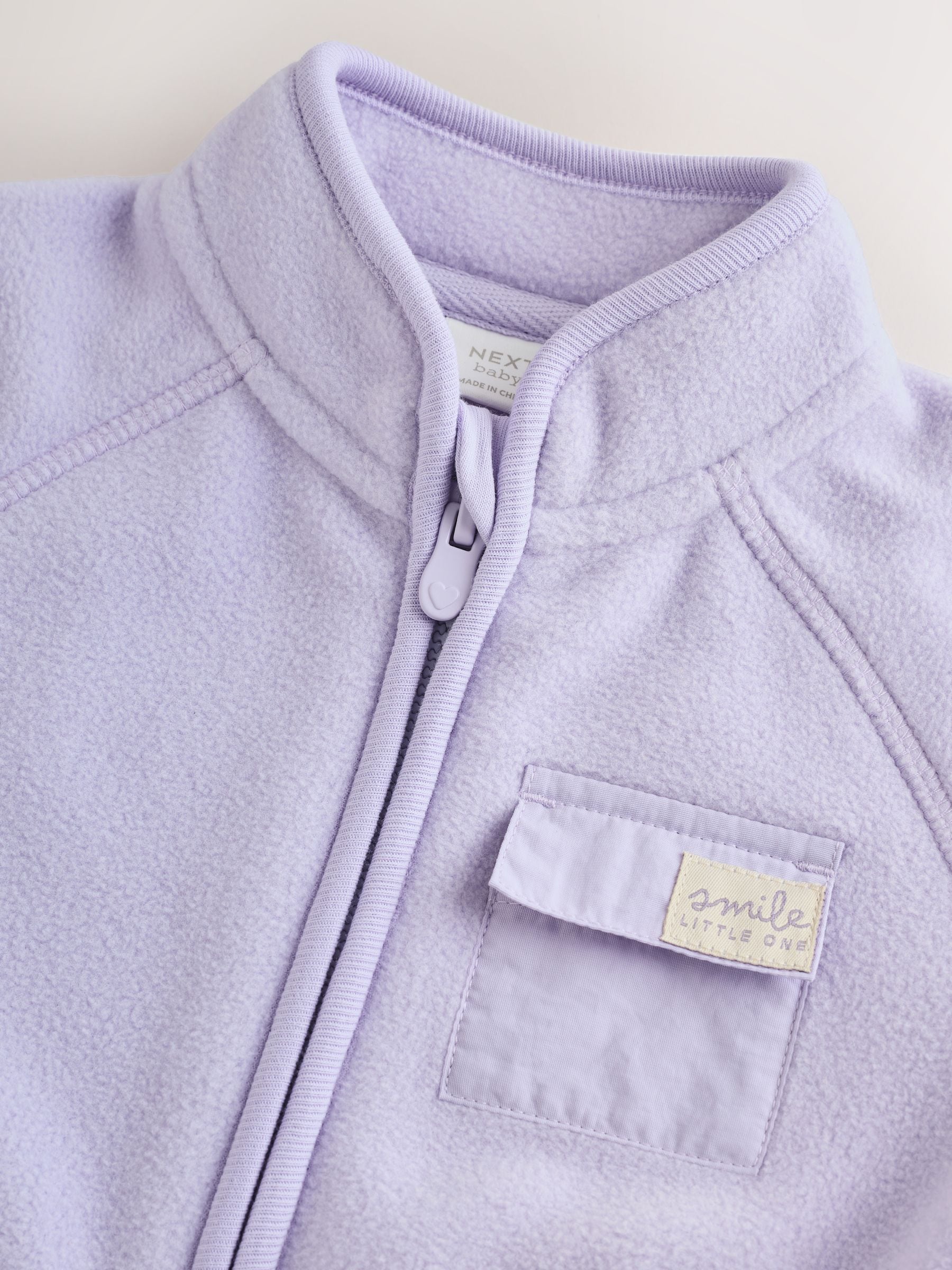 Dsiney Kidz - Lilac Purple Microfleece Baby Jacket (0mths-2yrs) image 4