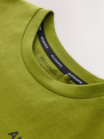 Dsiney Kidz - smALLSAINTS Green Oversized Underground Crew Neck Cotton T-Shirt image 7