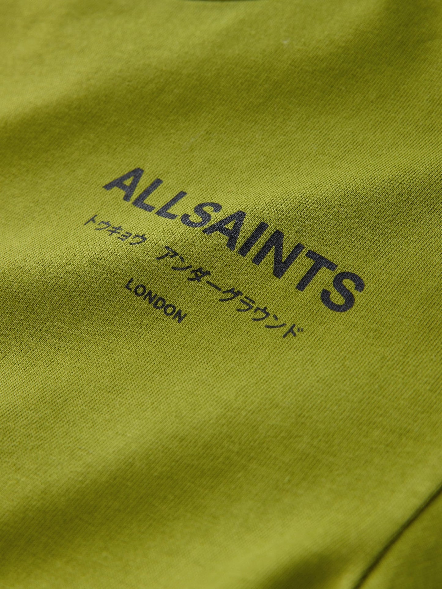 Dsiney Kidz - smALLSAINTS Green Oversized Underground Crew Neck Cotton T-Shirt image 8