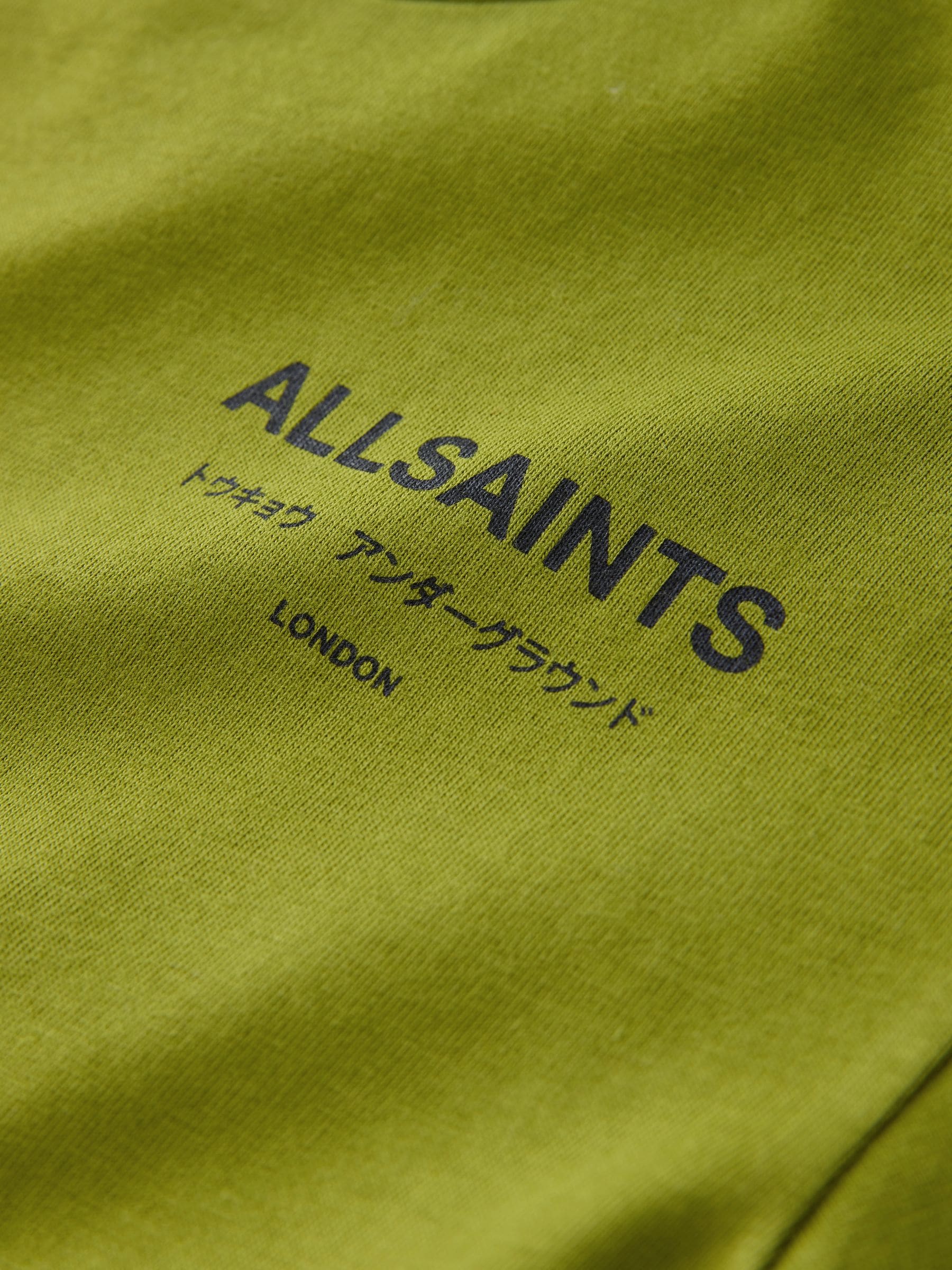 Dsiney Kidz - smALLSAINTS Green Oversized Underground Crew Neck Cotton T-Shirt image 8