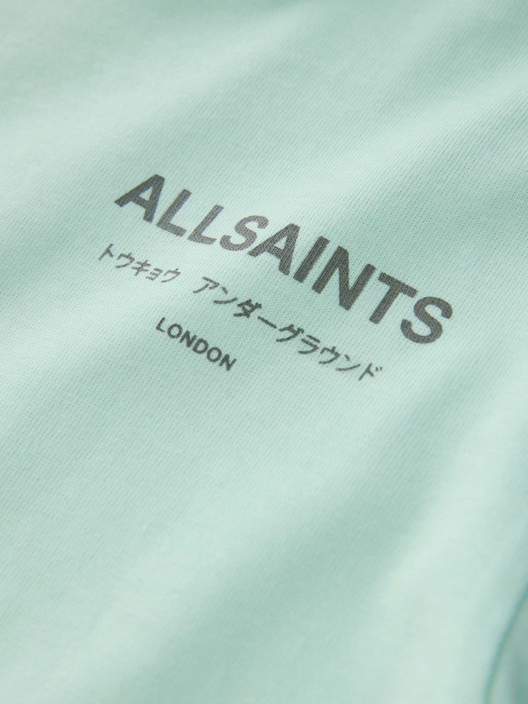 Dsiney Kidz - smALLSAINTS Mint Green Oversized Underground Crew Neck Cotton T-Shirt image 8