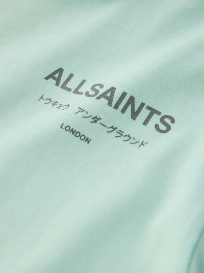 Dsiney Kidz - smALLSAINTS Mint Green Oversized Underground Crew Neck Cotton T-Shirt image 8