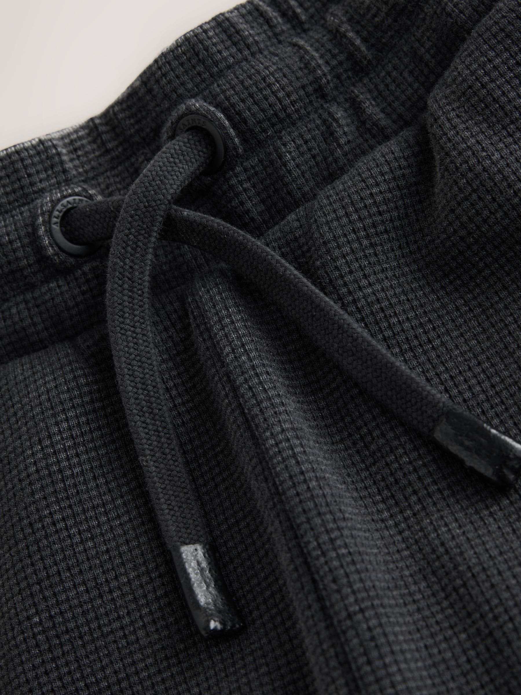 Dsiney Kidz - smALLSAINTS Washed Black/Waffle Underground Sweat Shorts image 3