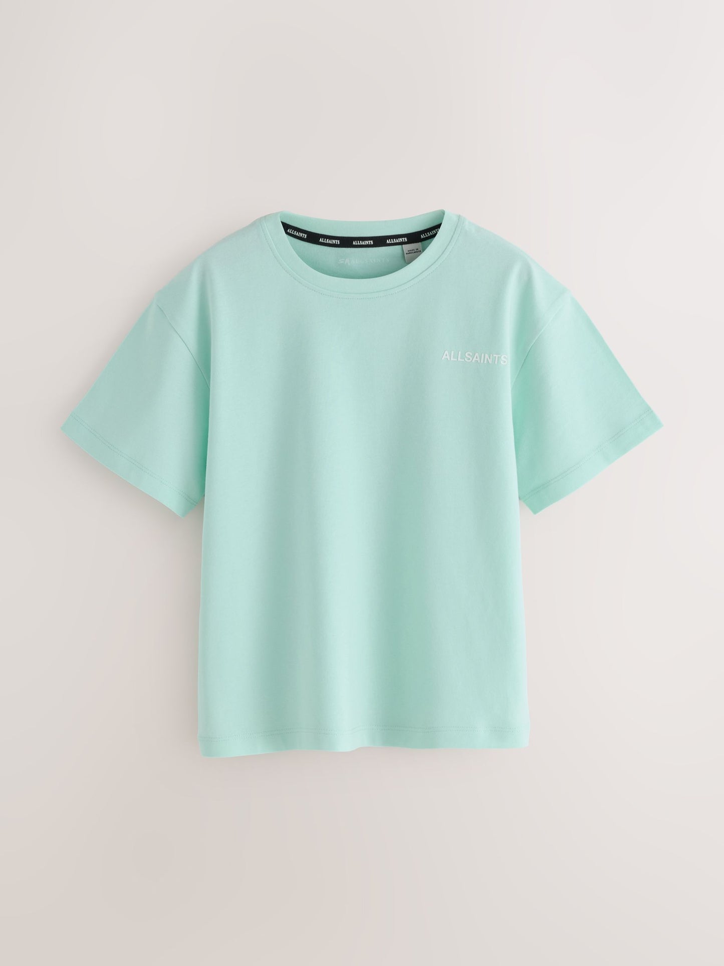 Dsiney Kidz - smALLSAINTS Green/Blue Logo Crew Relaxed T-Shirts 3 Pack image 2