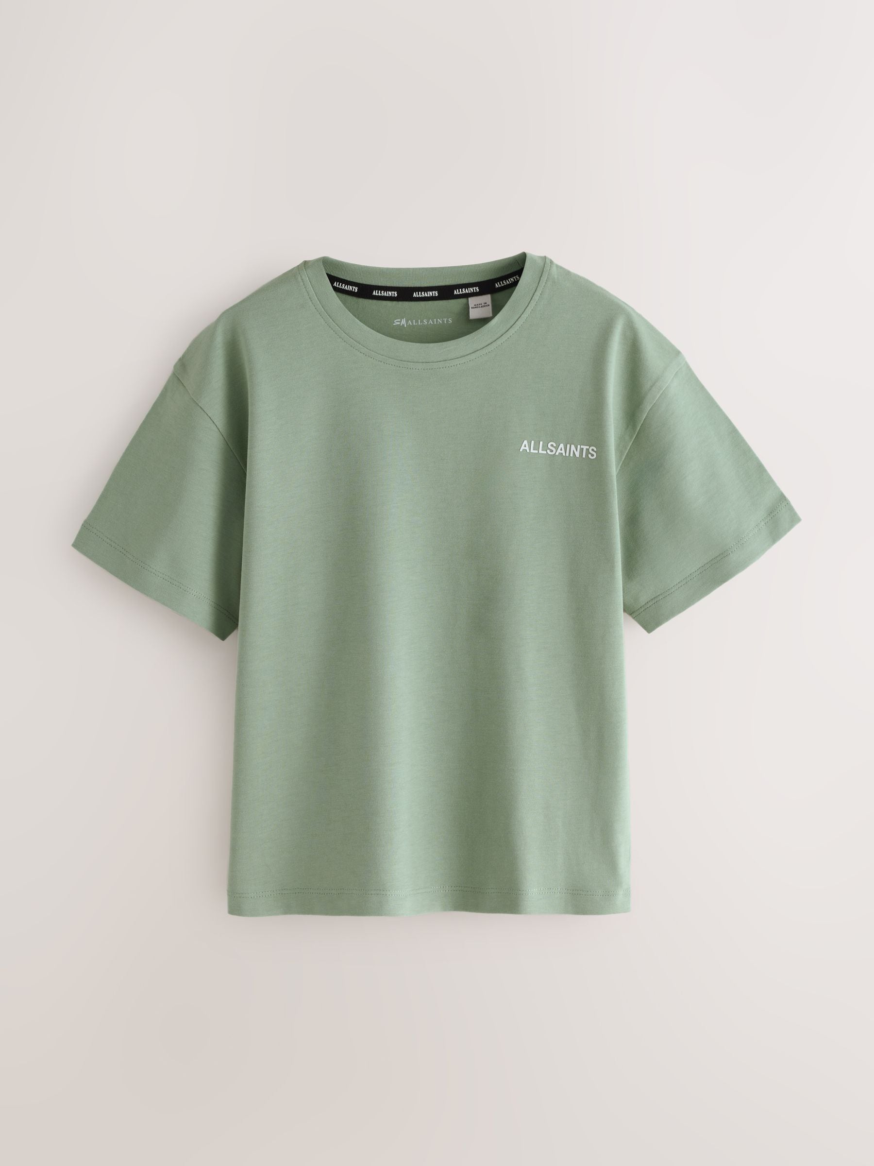 Dsiney Kidz - smALLSAINTS Green/Blue Logo Crew Relaxed T-Shirts 3 Pack image 4
