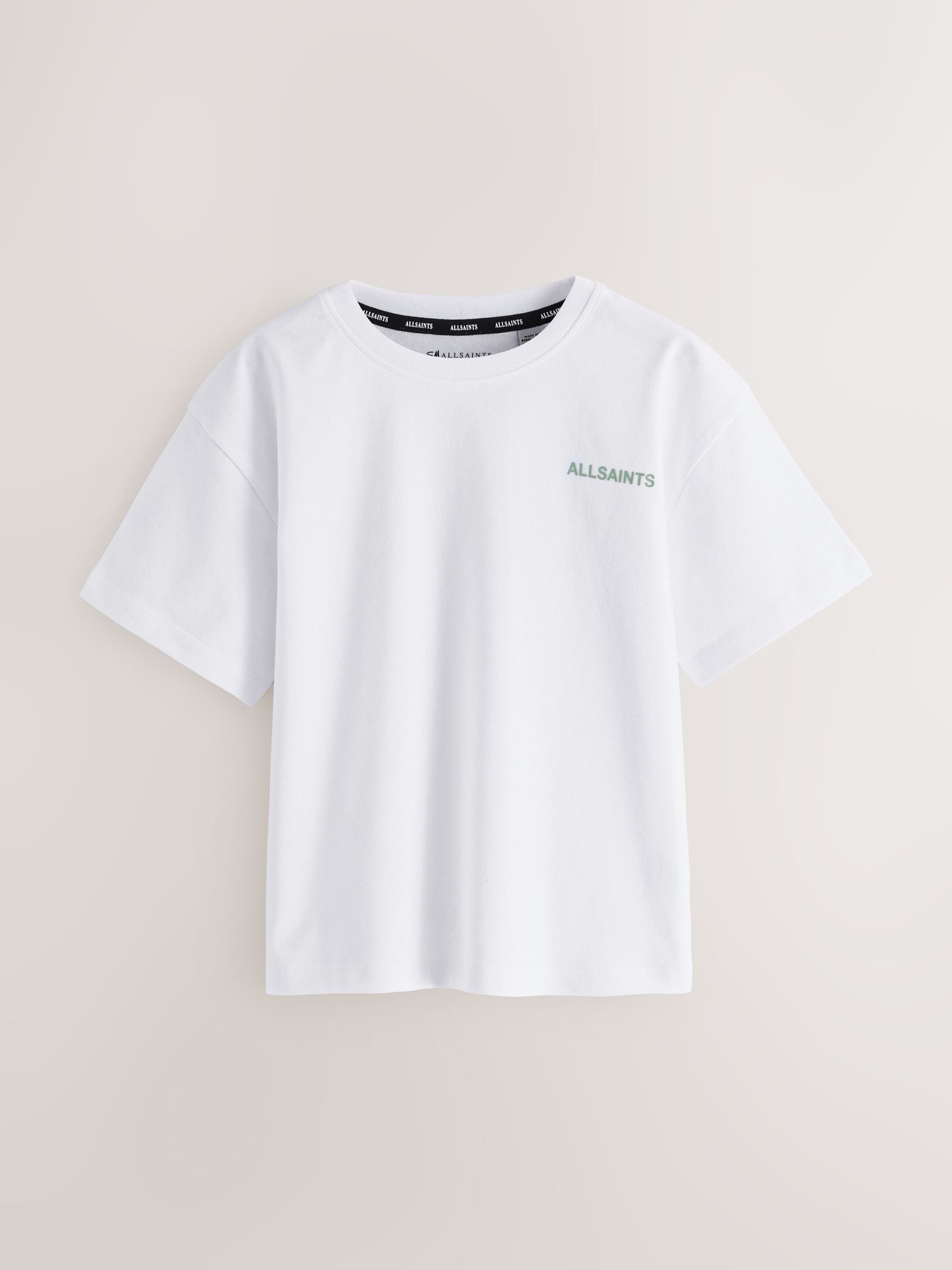 Dsiney Kidz - smALLSAINTS Green/Blue Logo Crew Relaxed T-Shirts 3 Pack image 5