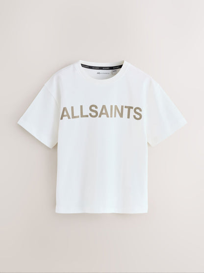 Dsiney Kidz - smALLSAINTS Black/Brown Logo Crew Neck Relaxed T-Shirts 3 Pack image 2