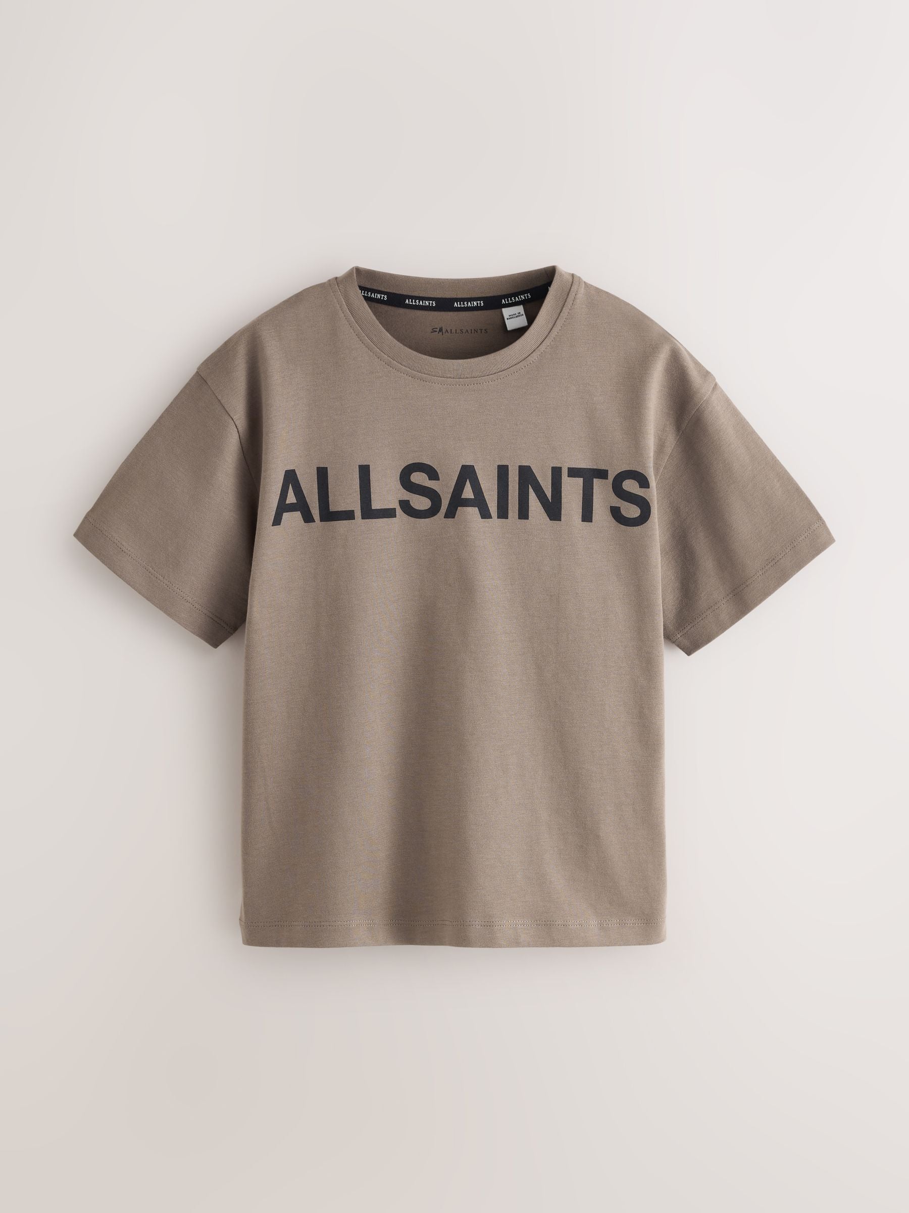 Dsiney Kidz - smALLSAINTS Black/Brown Logo Crew Neck Relaxed T-Shirts 3 Pack image 3