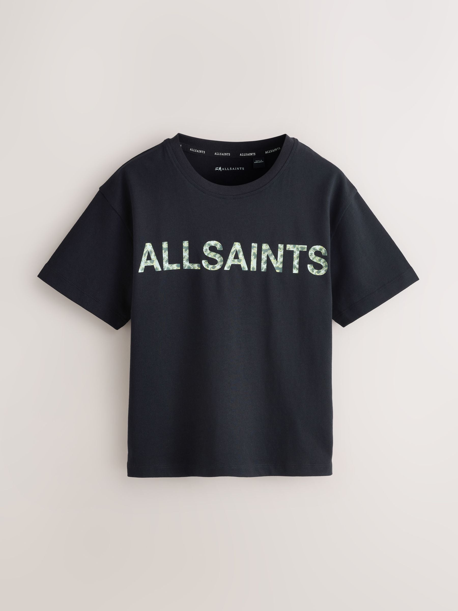 Dsiney Kidz - smALLSAINTS Black/Brown Logo Crew Neck Relaxed T-Shirts 3 Pack image 4