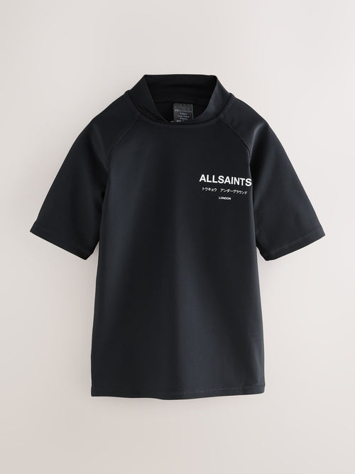 smALLSAINTS Black Underground Short Sleeve Rash Vest - image 1