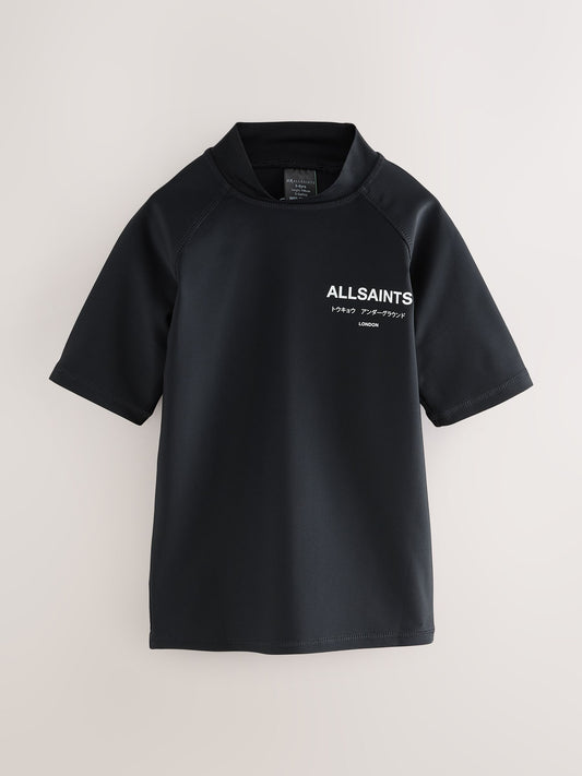 smALLSAINTS Black Underground Short Sleeve Rash Vest - image 1