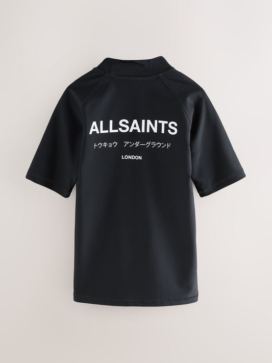 smALLSAINTS Black Underground Short Sleeve Rash Vest - image 2