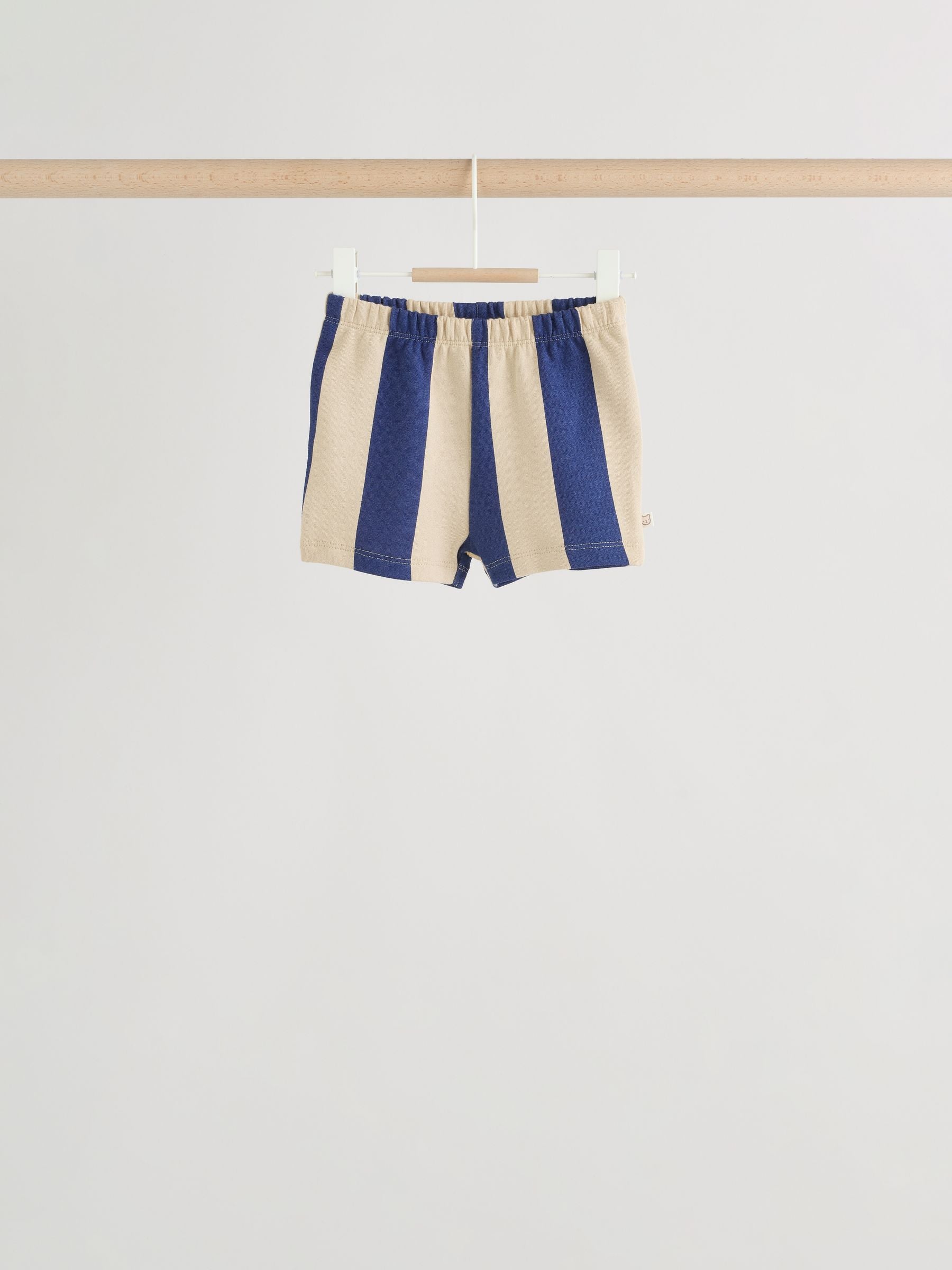 Blue/Rust Stripe Sweatshirt and Shorts 4 Piece Baby Set (0mths-2yrs) image 5