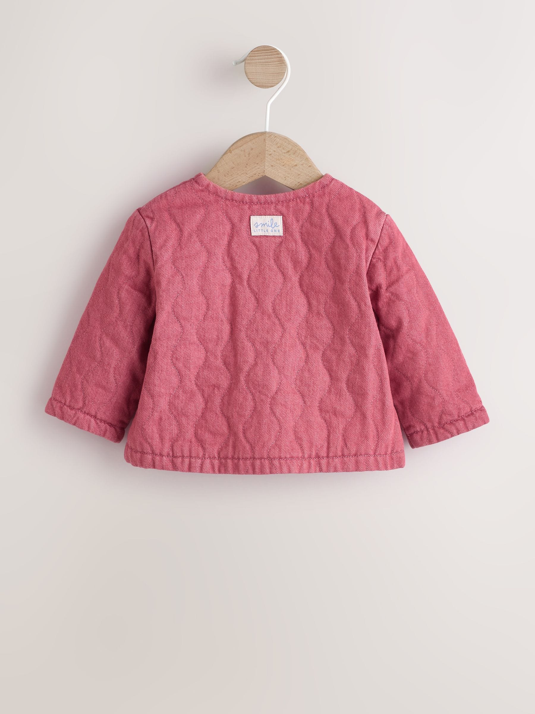 Dsiney Kidz - Pink Quilted Denim Baby Jacket (0mths-2yrs) image 2