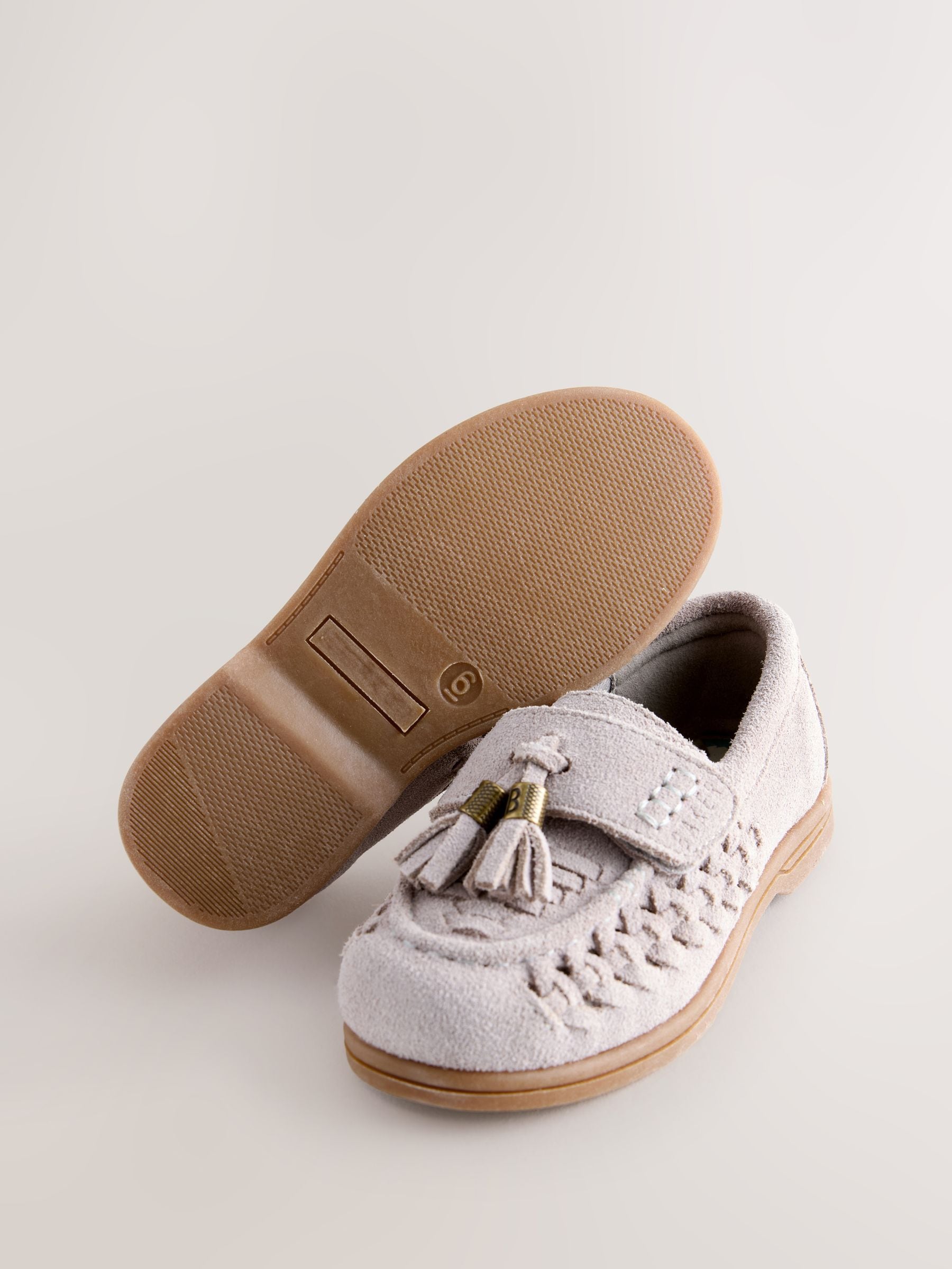Baker by Ted Baker Stone Weave Tassle Loafers image 6