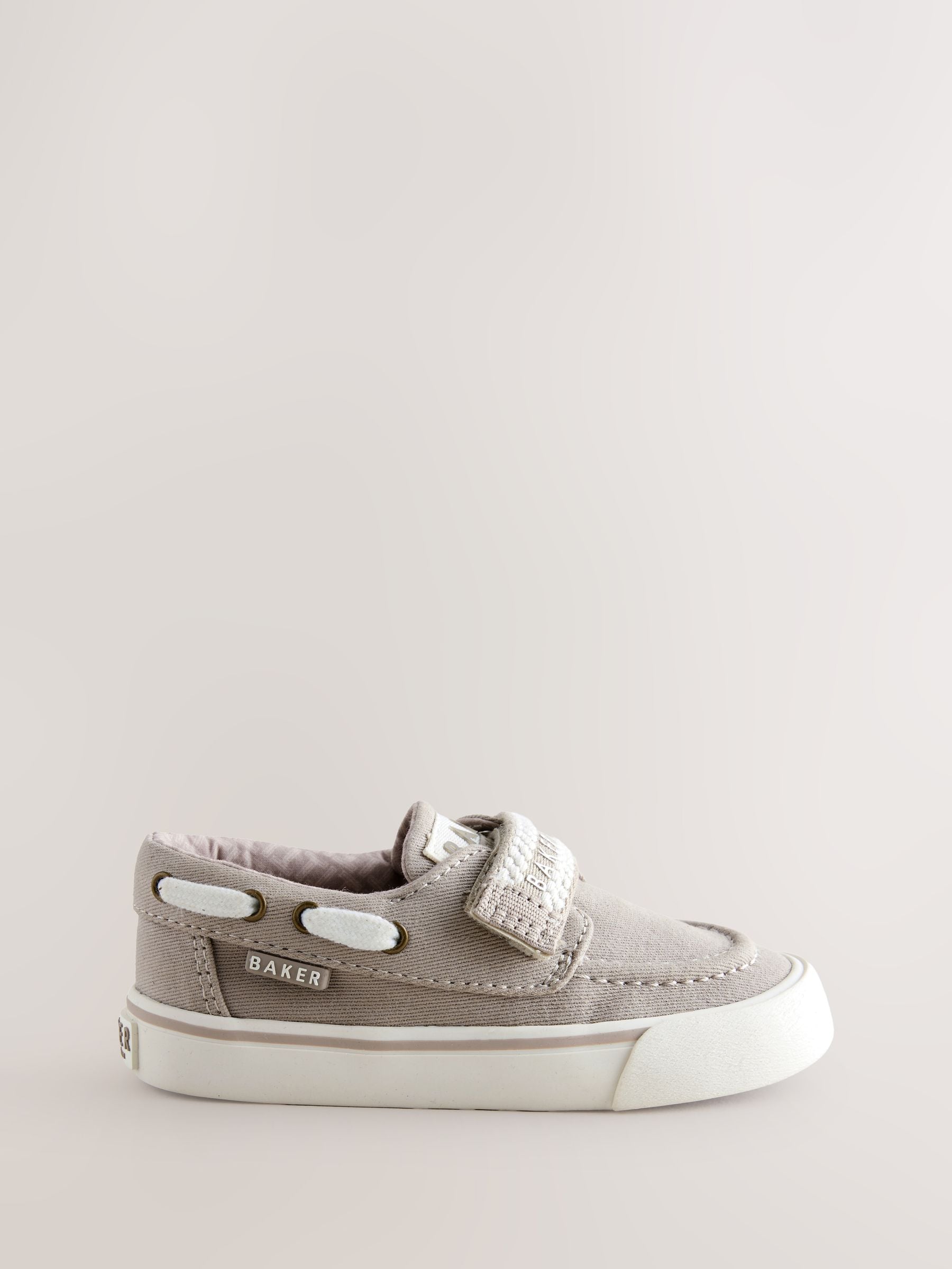 Baker by Ted Baker Stone Canvas Boat Shoes image 2