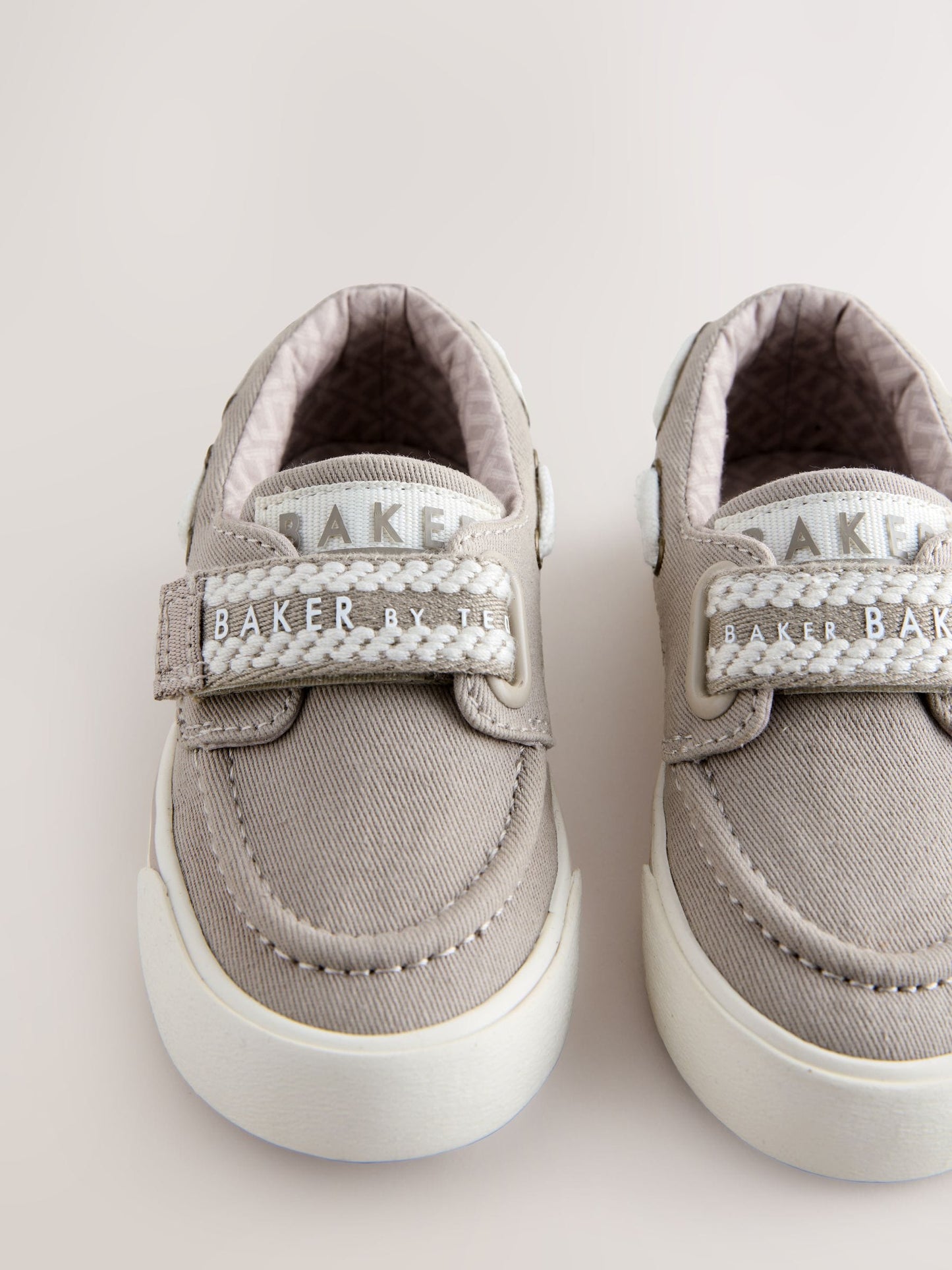 Baker by Ted Baker Stone Canvas Boat Shoes image 3