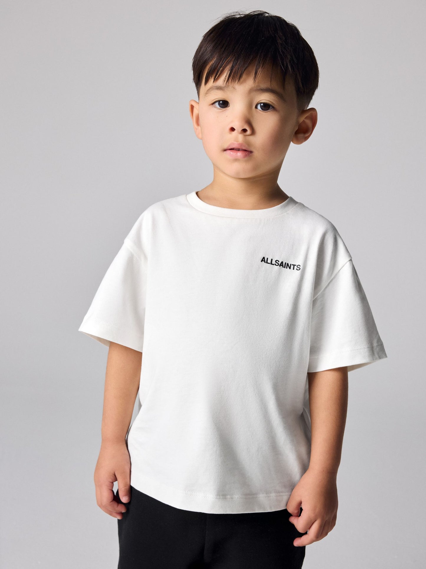 smALLSAINTS Black Motive Jacket T-Shirt and Shorts 3 Piece Set image 2
