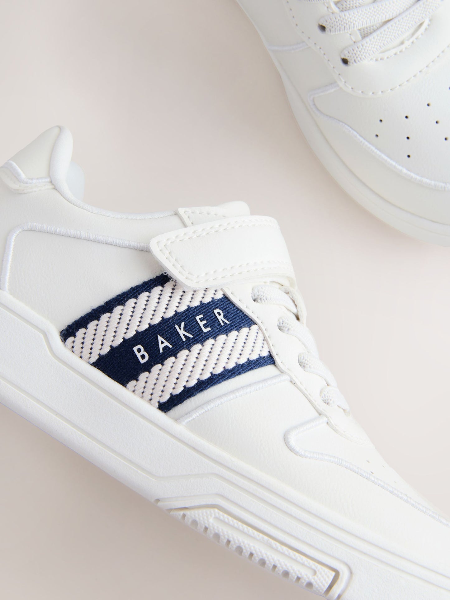 Baker by Ted Baker Branded Tape Chunky White Trainers image 4