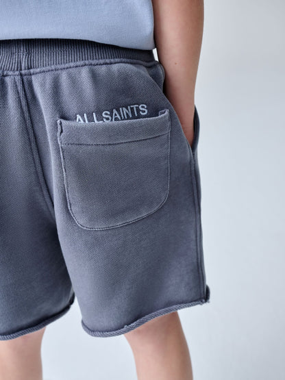 smALLSAINTS Blue Biggy Oversized T-Shirt and Sweat Shorts Younger Set image 6