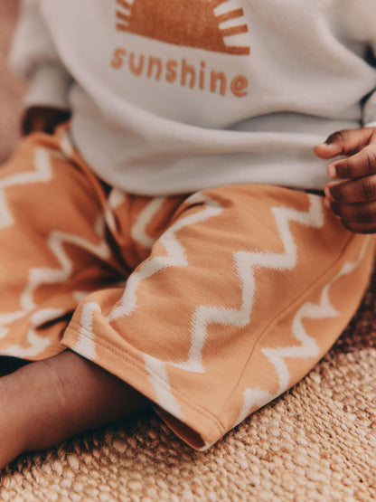 Grey/Rust Sun Sweat Top and Joggers Baby Set (0mths-2yrs) image 6